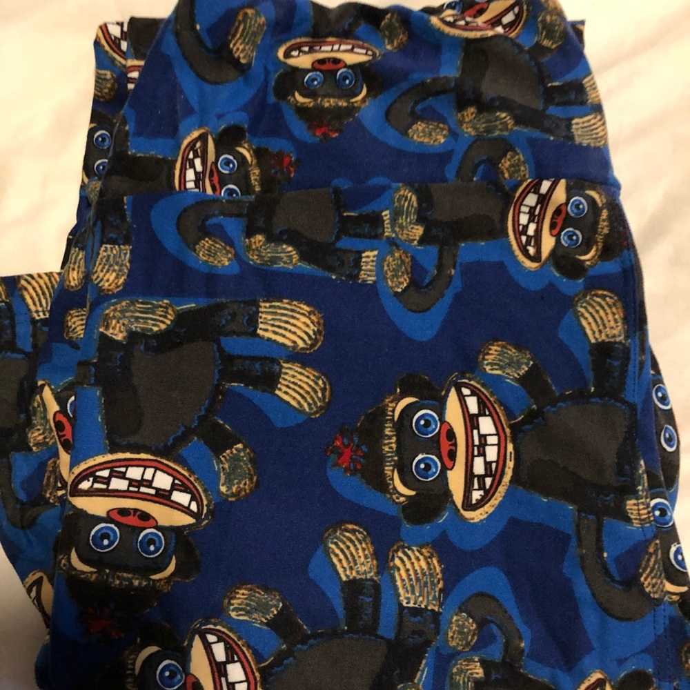 LuLaRoe TC *Rare* Sock Monkey leggings. Brand new